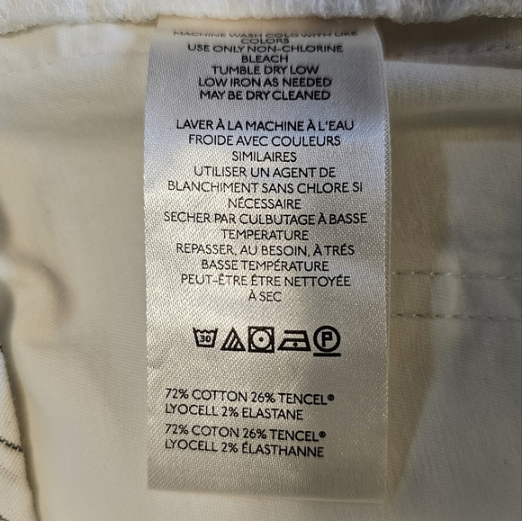 The Richie Slim Joggers By Anthropologie | Striped Seam, Elastic Cuff, White, 12 - Picture 16 of 16